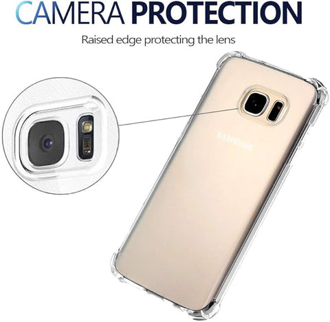 Samsung Galaxy S10 5G Cover - Transparent - Soft 4D Design Silicone Transparent Clear With Camera Protection Case