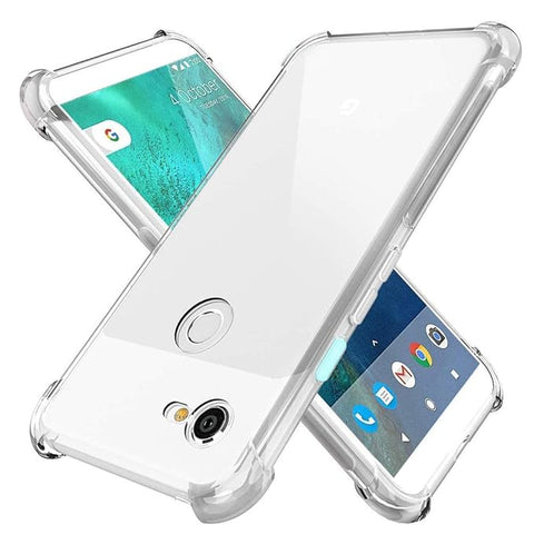 Google Pixel 3a Cover - Transparent - Soft 4D Design Silicone Transparent Clear With Camera Protection Case