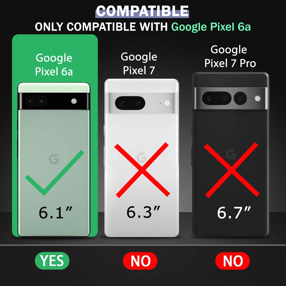 Google Pixel 6a Cover - Transparent - Soft 4D Design Silicone Transparent Clear With Camera Protection Case