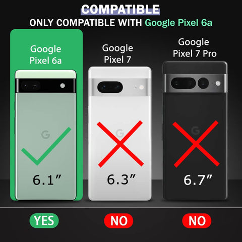 Google Pixel 6a Cover - Transparent - Soft 4D Design Silicone Transparent Clear With Camera Protection Case