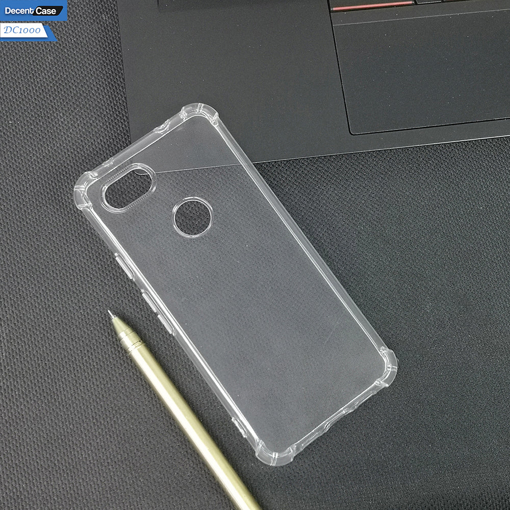 Google Pixel 3a Transparent Cover - Soft 4D Design Bumper Silicone Transparent Clear Case
