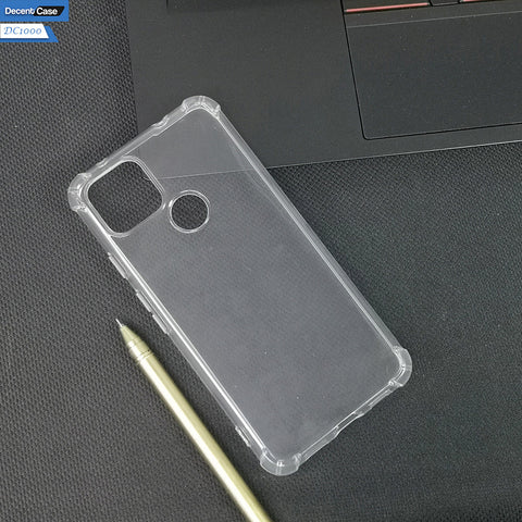 Google Pixel 4a 5G Transparent Cover - Soft 4D Design Bumper Silicone Transparent Clear Case