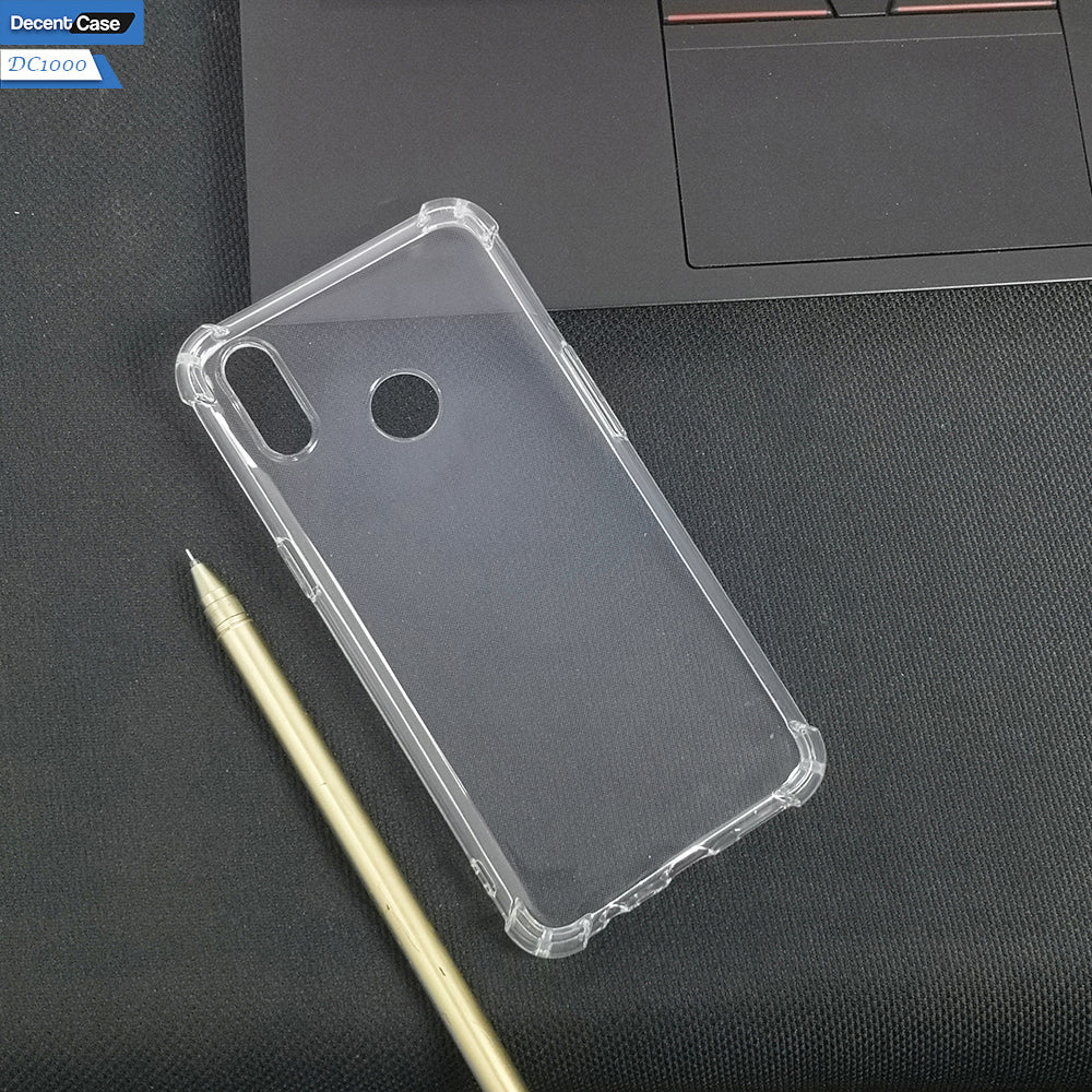 Realme 3 Transparent Cover - Soft 4D Design Bumper Silicone Transparent Clear Case