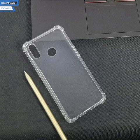 Realme 3 Transparent Cover - Soft 4D Design Bumper Silicone Transparent Clear Case