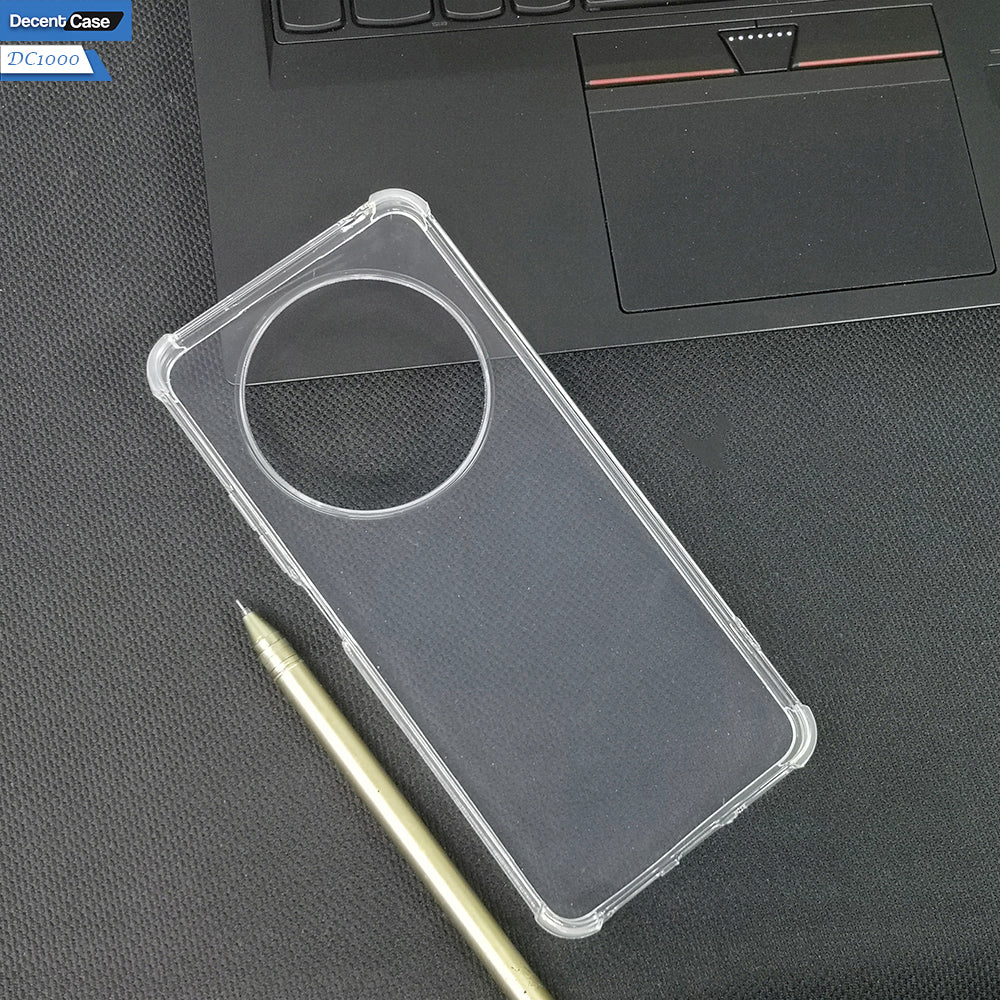 Xiaomi Poco C75 Transparent Cover - Soft 4D Design Bumper Silicone Transparent Clear Case