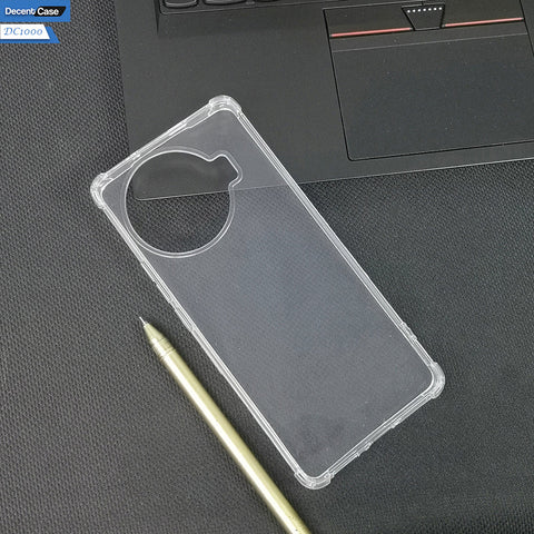 Tecno Spark 20 Pro Plus Transparent Cover - Soft 4D Design Bumper Silicone Transparent Clear Case