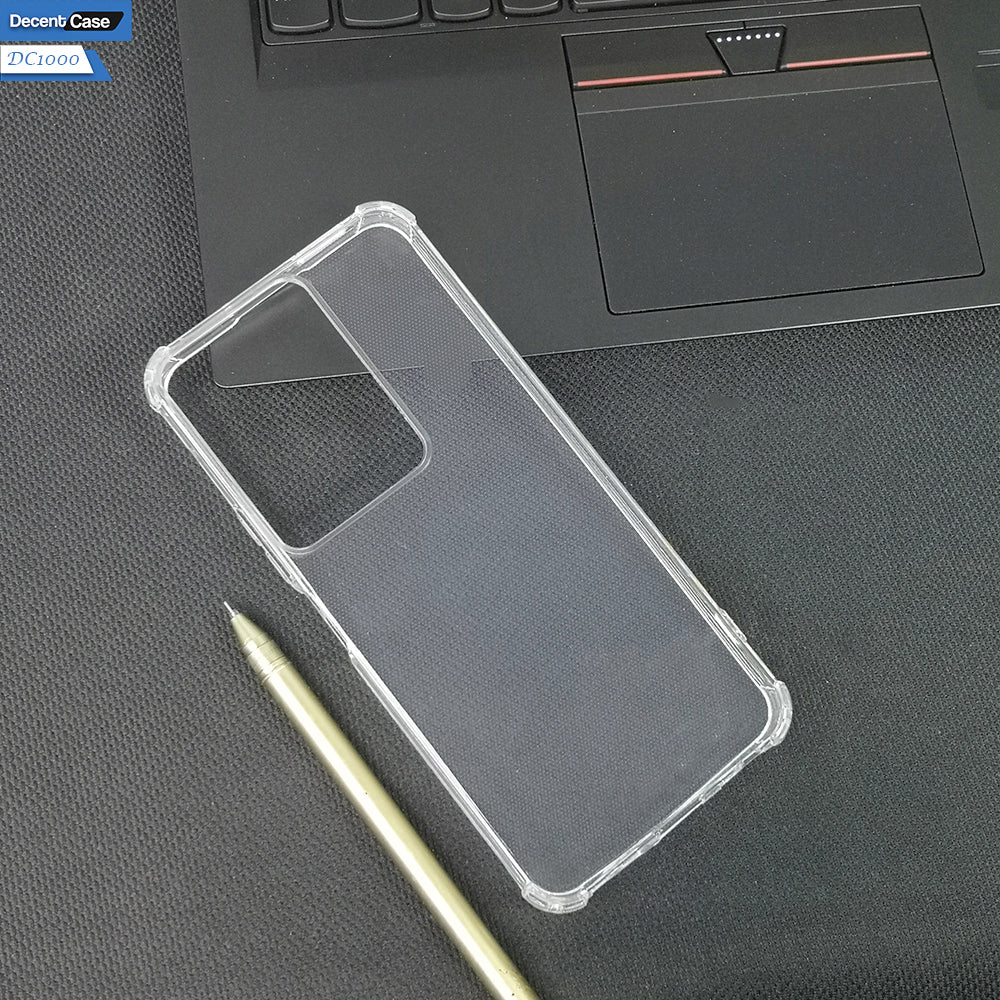Vivo V30 Lite 4G Transparent Cover - Soft 4D Design Bumper Silicone Transparent Clear Case