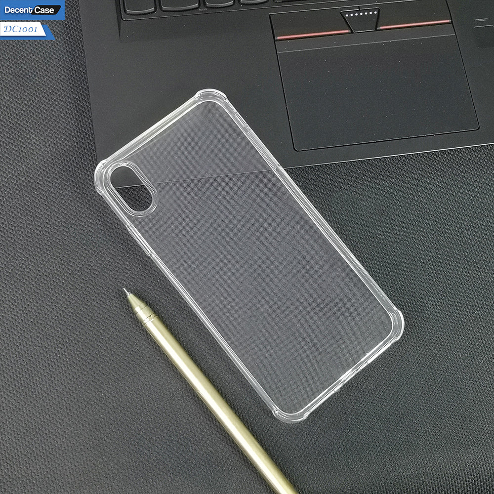 iPhone XS Max Transparent Cover - Soft Silicone Transparent Clear Open Camera Cut Case