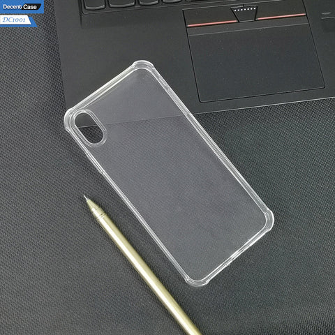 iPhone XS Max Transparent Cover - Soft Silicone Transparent Clear Open Camera Cut Case