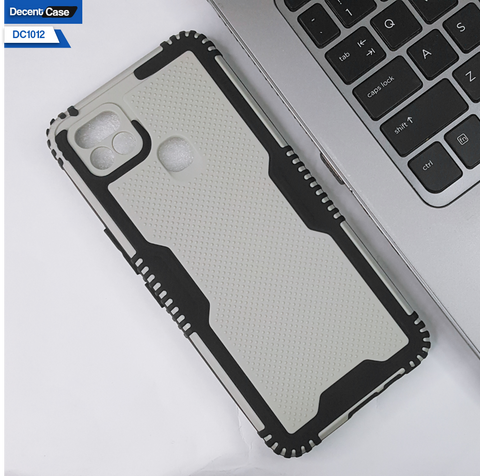 Infinix Hot 10i Cover Non-slip Grip Shockproof Dotted Hybrid Case