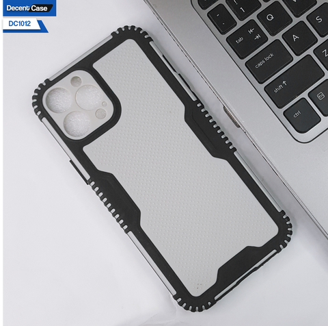 iPhone 12 Pro Max Cover Non-slip Grip Shockproof Dotted Hybrid Case