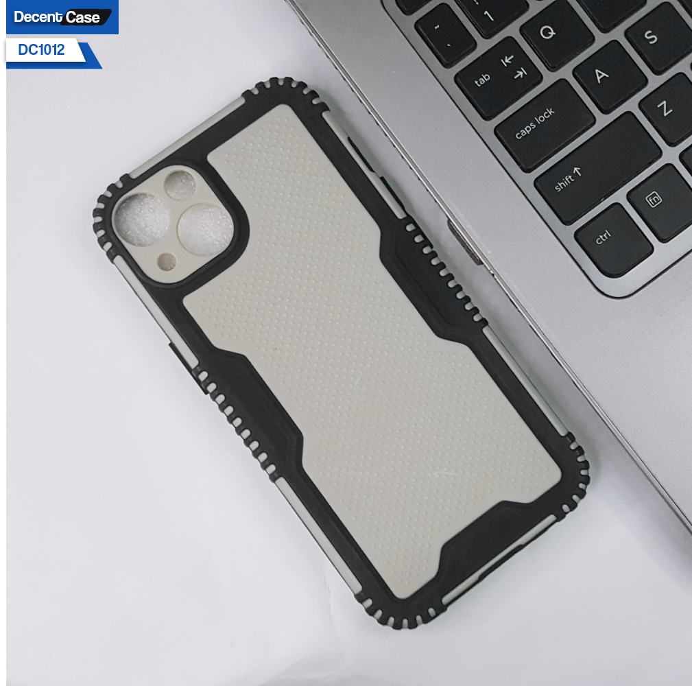 iPhone 13 Cover Non-slip Grip Shockproof Dotted Hybrid Case