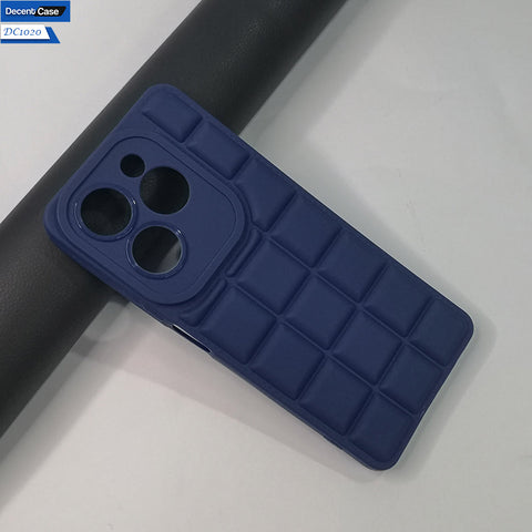 Tecno Spark 20 Pro Plus Cover Soft Silicone Cube Puffer Case