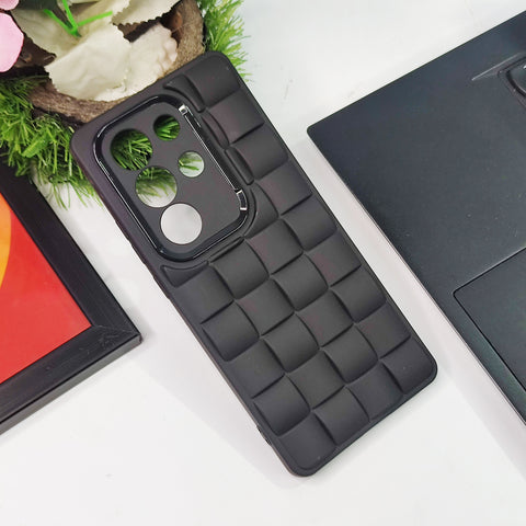 Itel S25 Ultra Cover Soft Silicone Cube Puffer Case