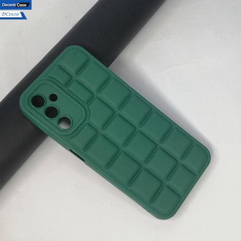 Samsung Galaxy A14 5G Cover Soft Silicone Cube Puffer Case