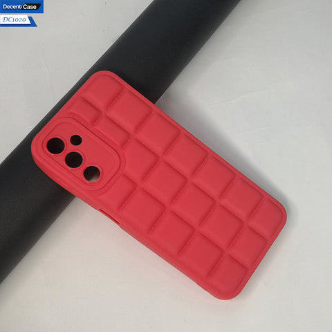 Samsung Galaxy A14 Cover Soft Silicone Cube Puffer Case