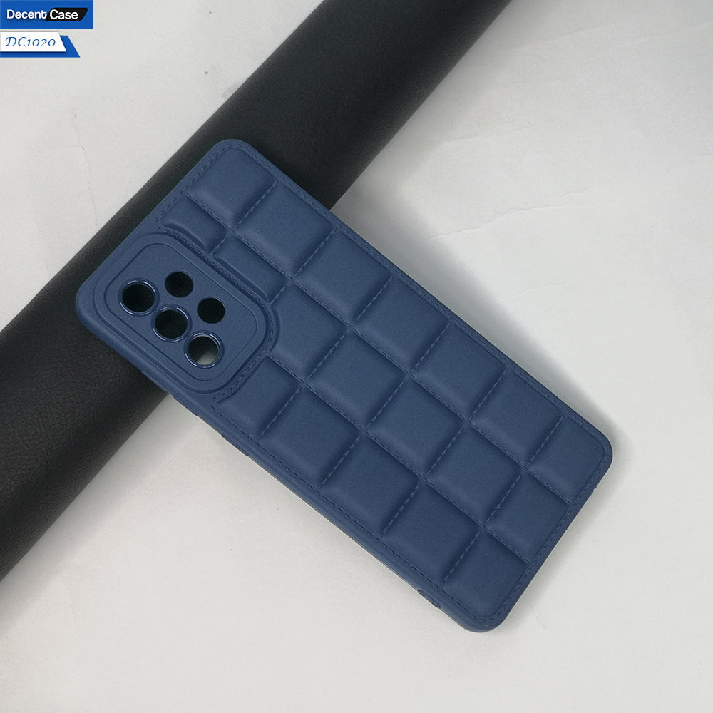 Samsung Galaxy A52s 5G Cover Soft Silicone Cube Puffer Case