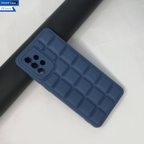 Samsung Galaxy A72 Cover Soft Silicone Cube Puffer Case