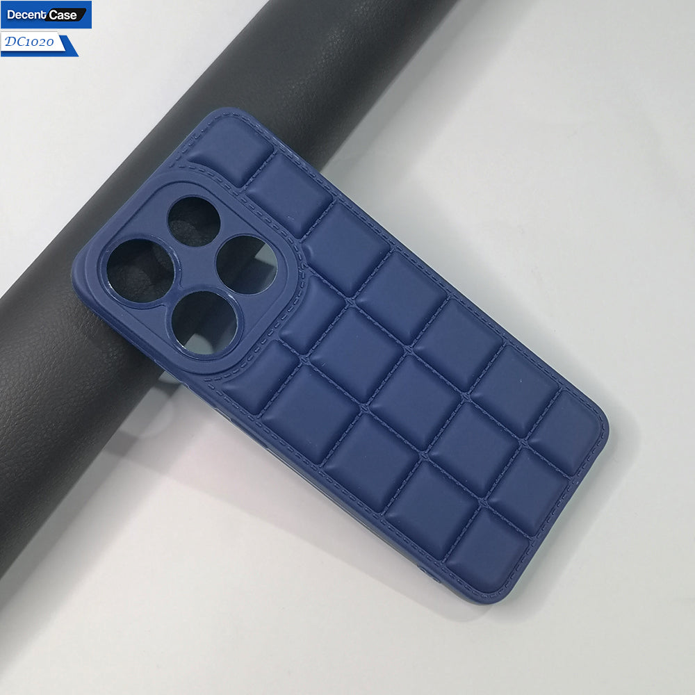 Tecno Spark Go 2023 Cover Soft Silicone Cube Puffer Case