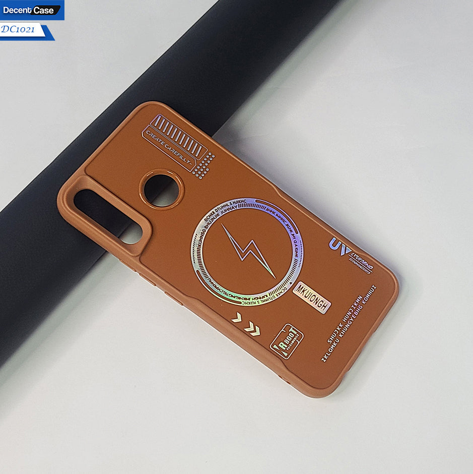 Tecno Spark 4 Cover New Stylish Megsafe Design Back Shiny Soft border Case