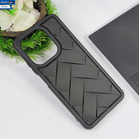 Infinix Smart 9 Cover - Gray - Premium Quality Flex Waves Pattern Silicone Back case