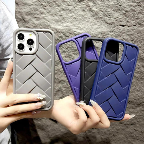 Infinix Smart 9 Cover - Gray - Premium Quality Flex Waves Pattern Silicone Back case
