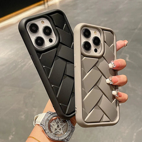 IPhone 16 Pro Cover Premium Quality Flex Waves Pattern Silicone Back cases