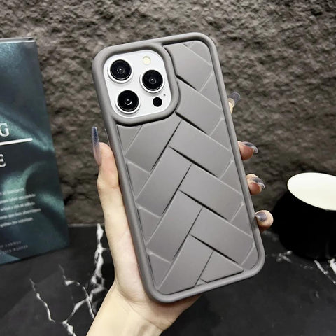 IPhone 12 Pro Cover Flex Waves Pattern Silicone Back Case