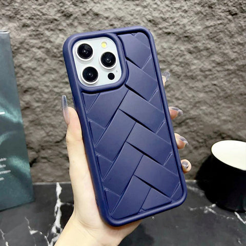 IPhone 12 Pro Max Cover Flex Waves Pattern Silicone Back Case