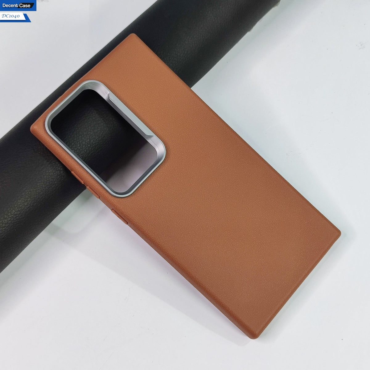Samsung Galaxy S21 Ultra  Cover - Brown -  New Elegant Style Leather Texture Case With Camera Protection