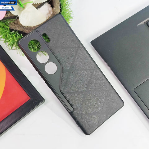 Tecno Camon 40 Pro - Brown - Cover New Stylish Diamond Cut Case Silicone With Camera Protection Case