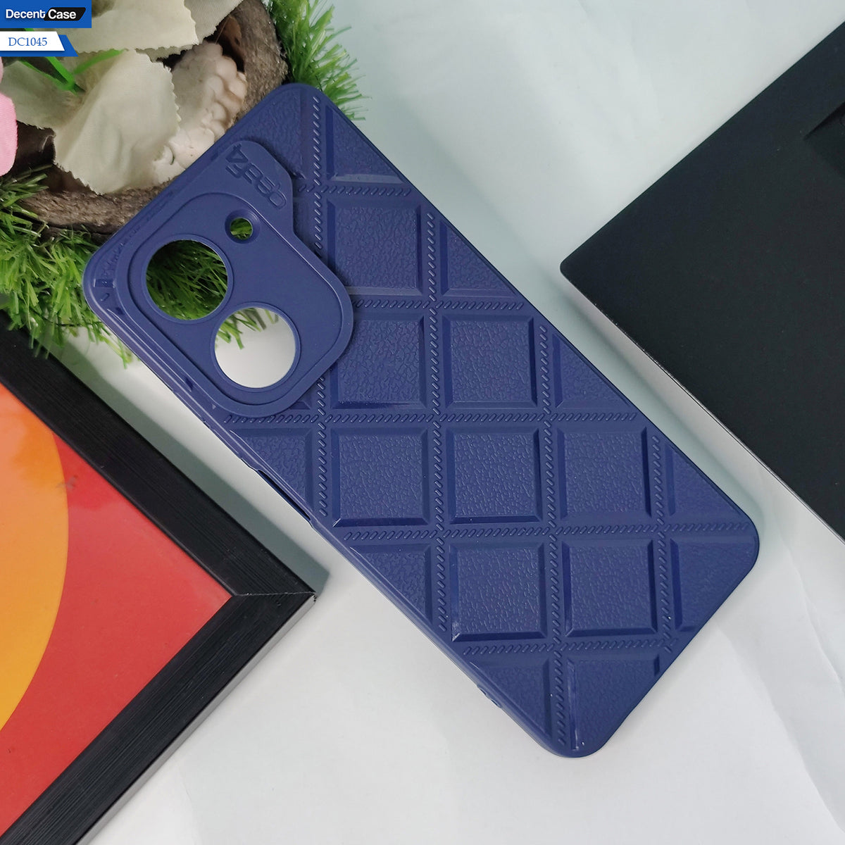 Xiaomi Redmi A5 4G - Blue - Cover New Stylish Diamond Cut Case Silicone With Camera Protection Case