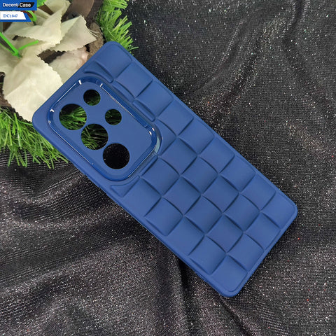 Itel S25 Ultra Cover Soft Silicone Cube Puffer Case