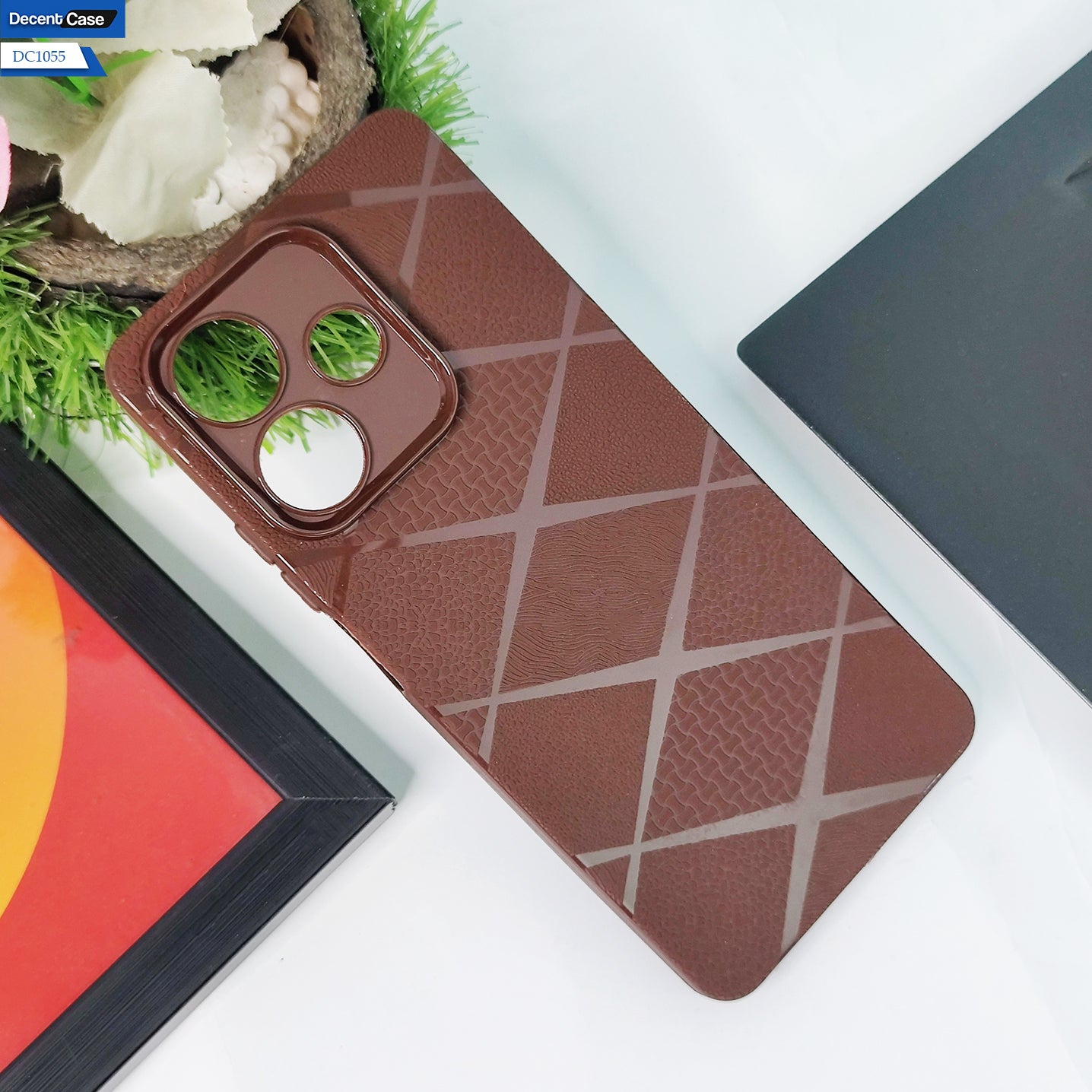Oppo A5 Pro - Gray - Cover New Stylish Diamond Cut Case Silicone With Camera Protection Case