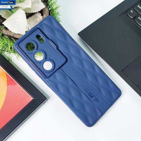 Tecno Camon 40 Pro - Brown - Cover New Stylish Diamond Cut Case Silicone With Camera Protection Case
