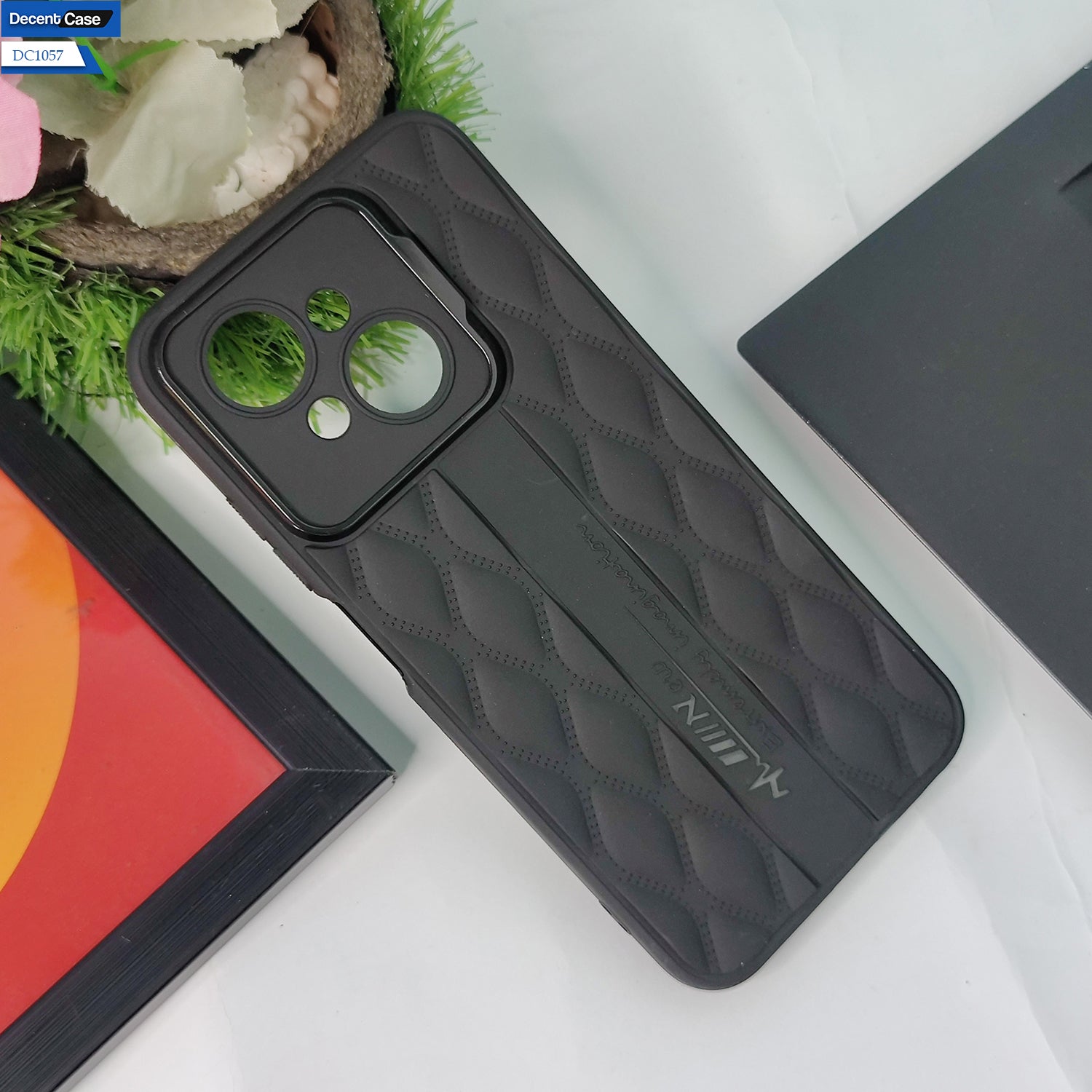 Tecno Pop 9 - Gray - Cover New Stylish Diamond Cut Case Silicone Case With Camera Protection