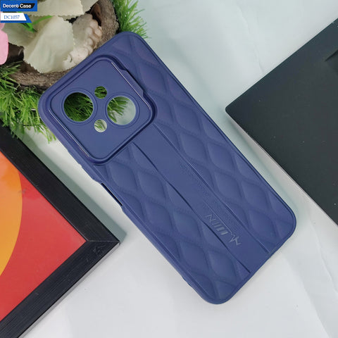 Tecno Pop 9 - Gray - Cover New Stylish Diamond Cut Case Silicone Case With Camera Protection