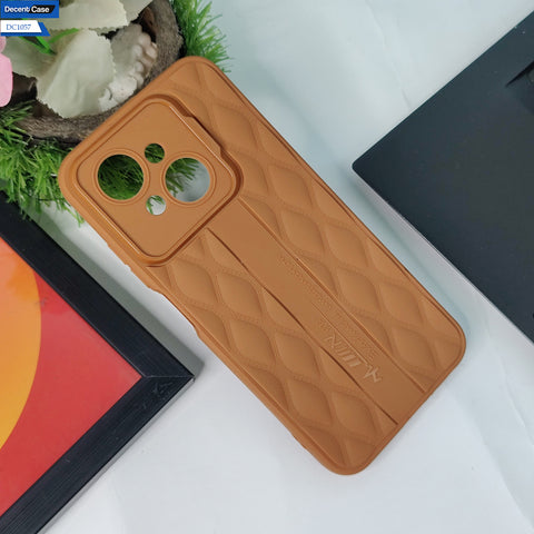 Tecno Pop 9 - Gray - Cover New Stylish Diamond Cut Case Silicone Case With Camera Protection