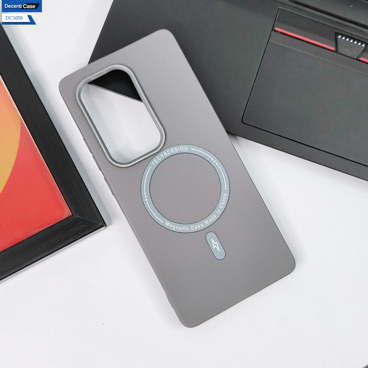 Infinix Hot 50 Pro Plus - Gray - Cover New Metal Camera Ring Protection Case