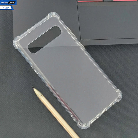 Samsung Galaxy S10 5G Cover - Transparent - Soft 4D Design Silicone Transparent Clear With Camera Protection Case