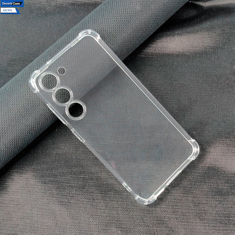 Samsung Galaxy S23 5G Cover - Transparent - Soft 4D Design Silicone Transparent Clear With Camera Protection Case