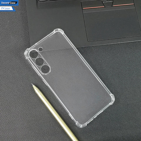 Samsung Galaxy S23 Plus 5G Cover - Transparent - Soft 4D Design Silicone Transparent Clear With Camera Protection Case