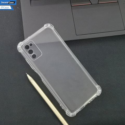 Samsung Galaxy A03 Cover - Transparent - Soft 4D Design Silicone Transparent Clear With Camera Protection Case