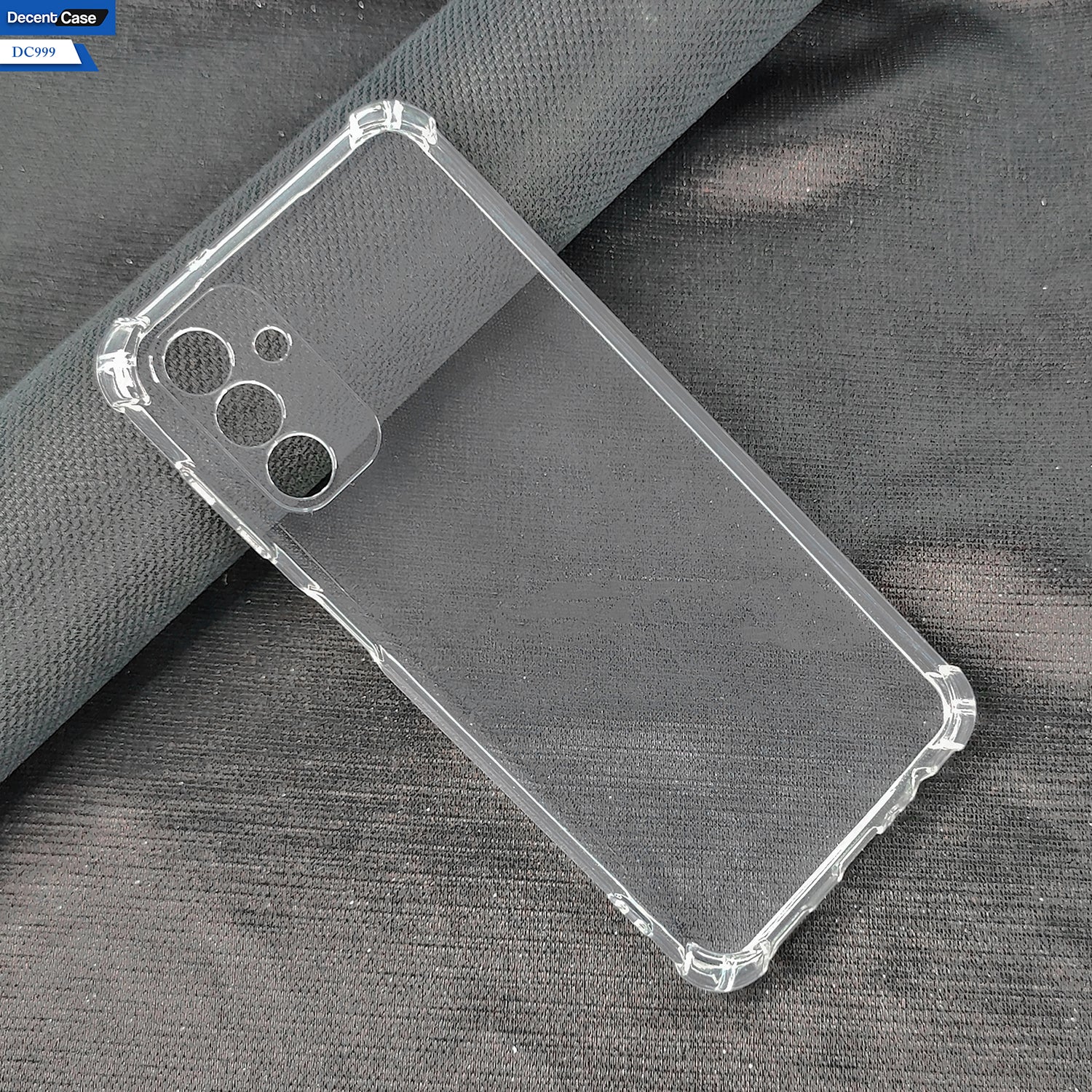 Samsung Galaxy A04s Cover - Transparent - Soft 4D Design Silicone Transparent Clear With Camera Protection Case
