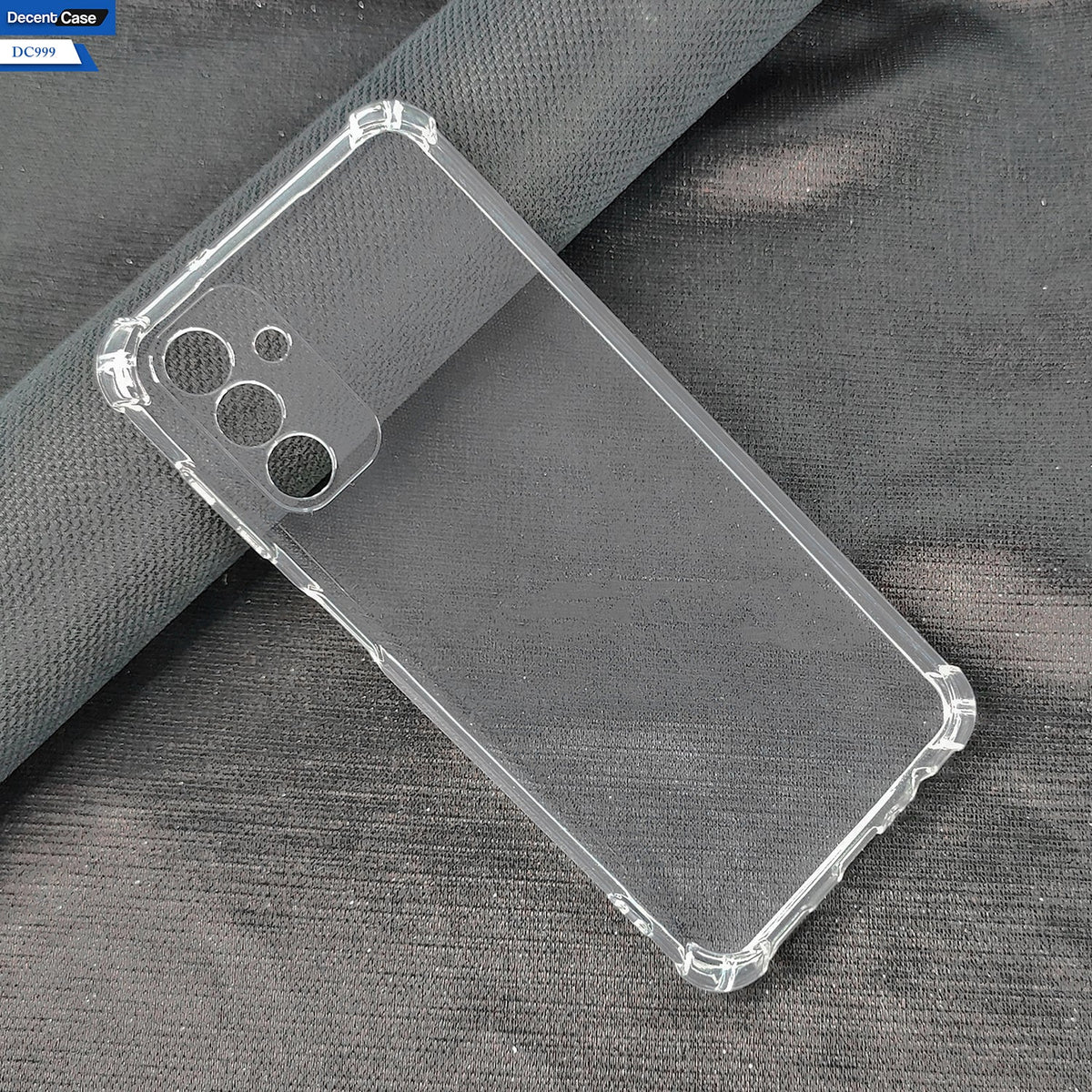 Samsung Galaxy A04s Cover - Transparent - Soft 4D Design Silicone Transparent Clear With Camera Protection Case