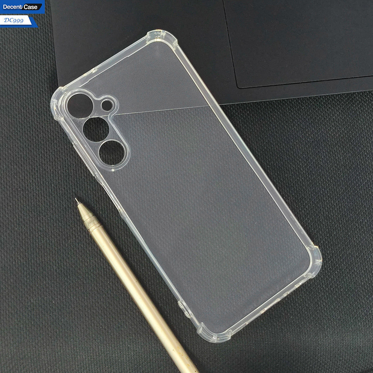Samsung Galaxy A25 5G Cover - Transparent - Soft 4D Design Silicone Transparent Clear With Camera Protection Case
