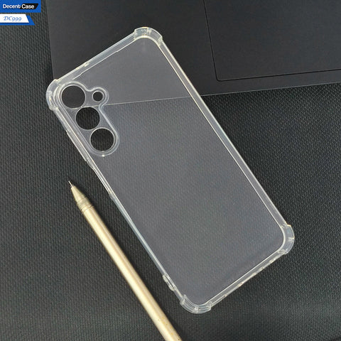 Samsung Galaxy A25 5G Cover - Transparent - Soft 4D Design Silicone Transparent Clear With Camera Protection Case