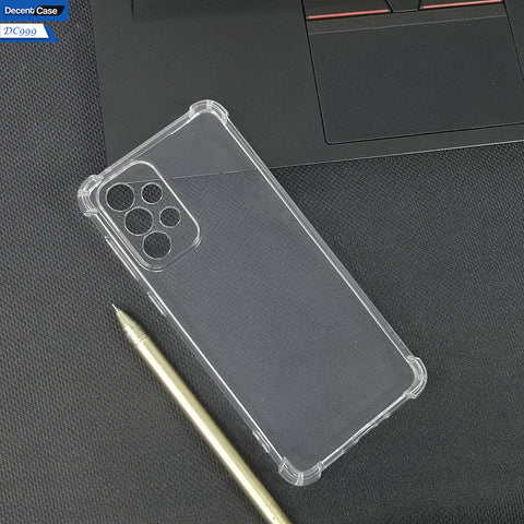 Samsung Galaxy A33 5G Cover - Transparent - Soft 4D Design Silicone Transparent Clear With Camera Protection Case