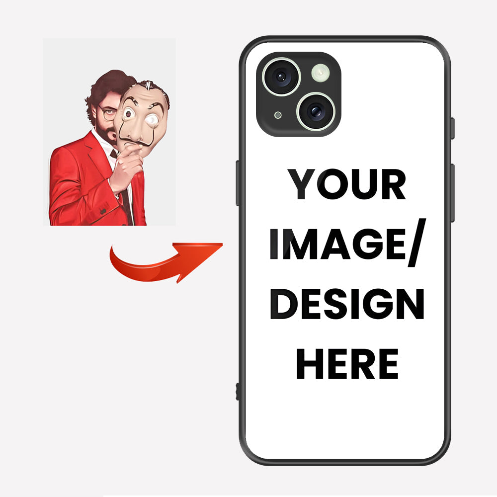 iPhone 14 Customized Cover - Upload Your Photo - Ultra Shine Premium Metal Phone Case