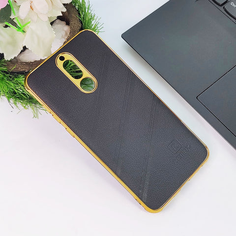 Huawei Mate 10 Lite Cover Leather Shockproof Case With Golden Edge